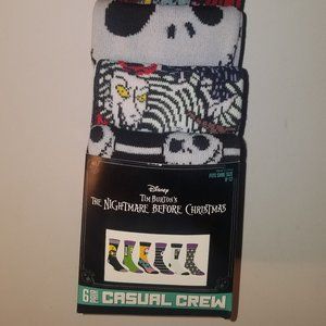 the nightmare before christmas mens  crew socks